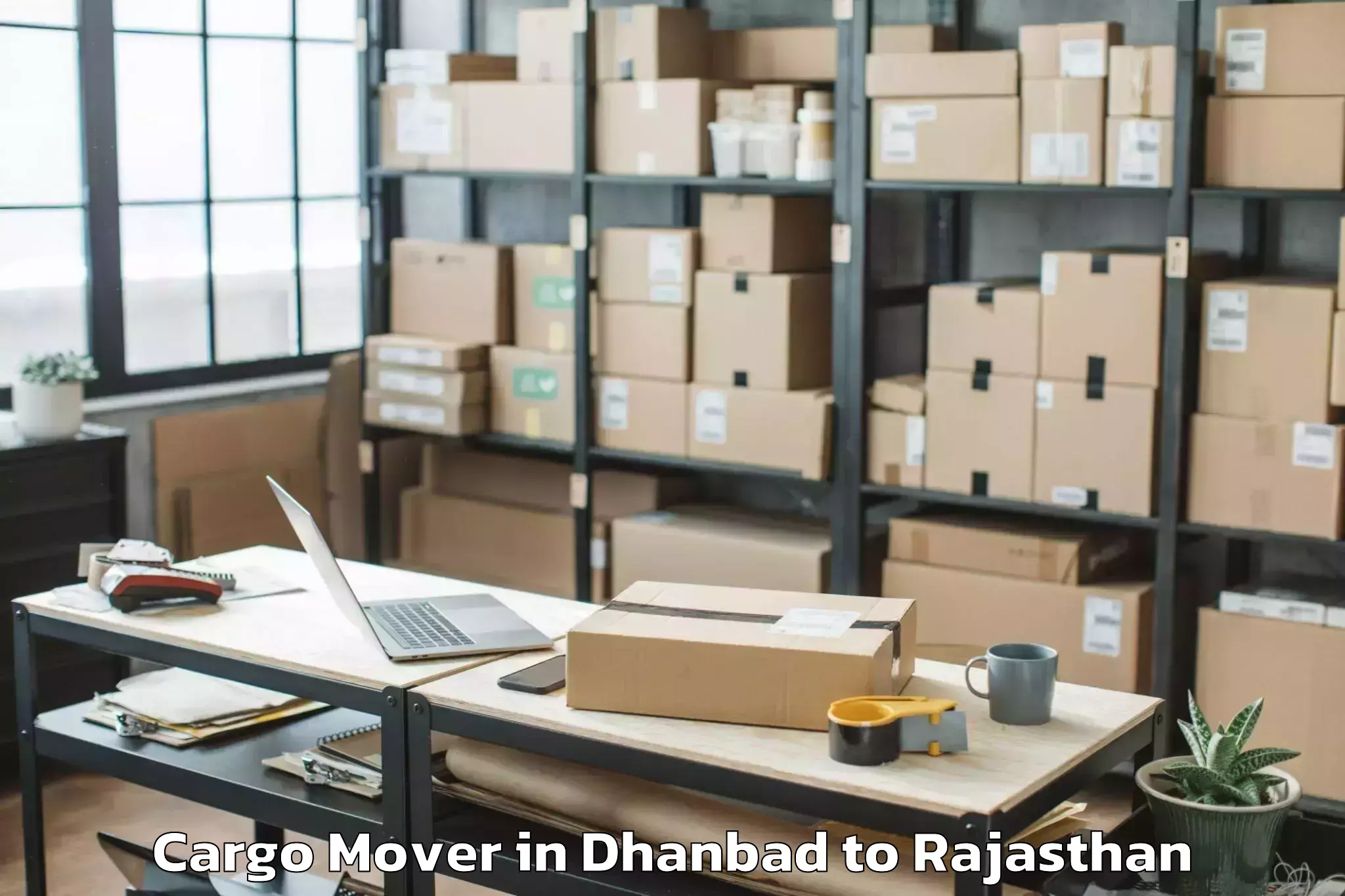 Professional Dhanbad to Nims University Jaipur Cargo Mover